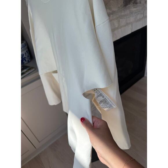 3.1 Phillip Lim Women's Ivory Cutout Crewneck Pullover Sweater Size L - Picture 6 of 11